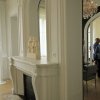 48. villa Mirasol, cheminée surmontée d\'une vitre séparant les pièces de réception côté Midouze [photo JPV]